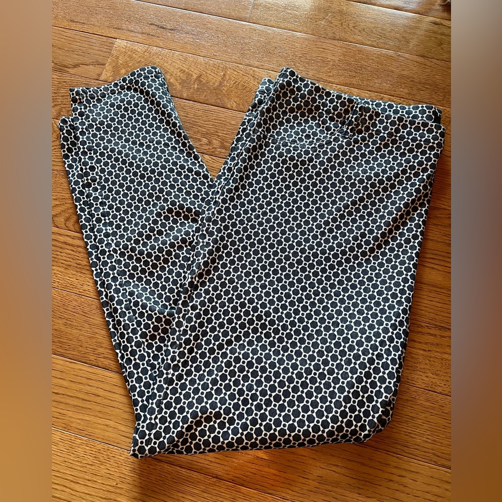 Navy and white pants, size 3X